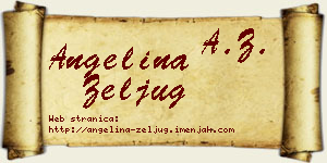 Angelina Zeljug vizit kartica